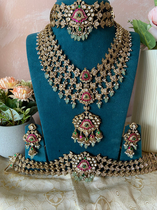 Victorian Bridal Necklace Combo set