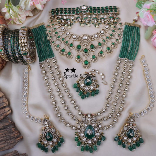 AD Stone Bridal Pure South Bridal Look Set