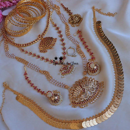 South Queen Lady Shringaar Jewellery Set