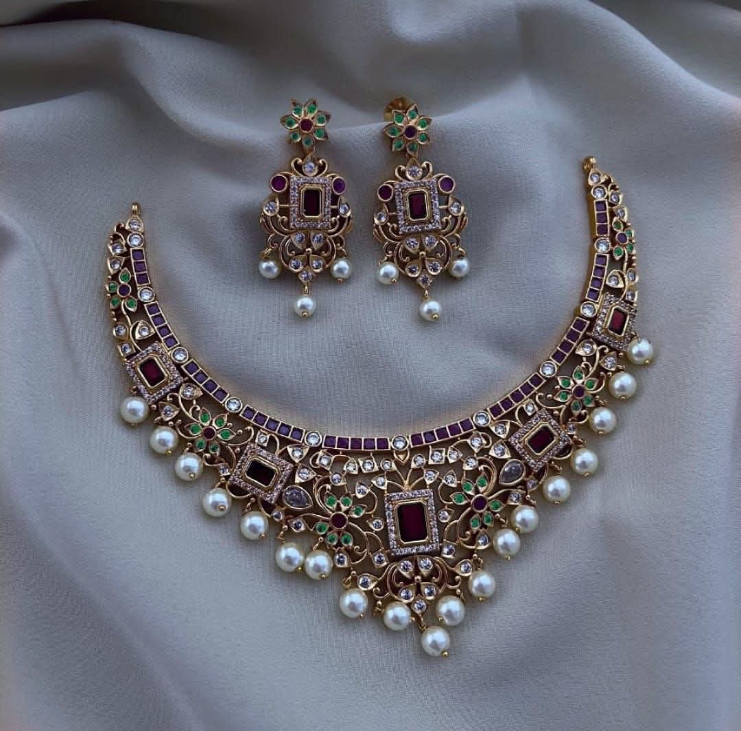 Super Karuna Look Antique Chocker Set