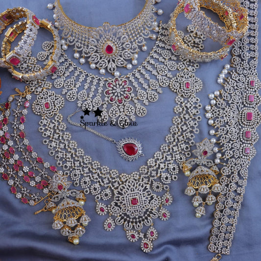 Sapna Look Bridal AD Work Set With Kangan