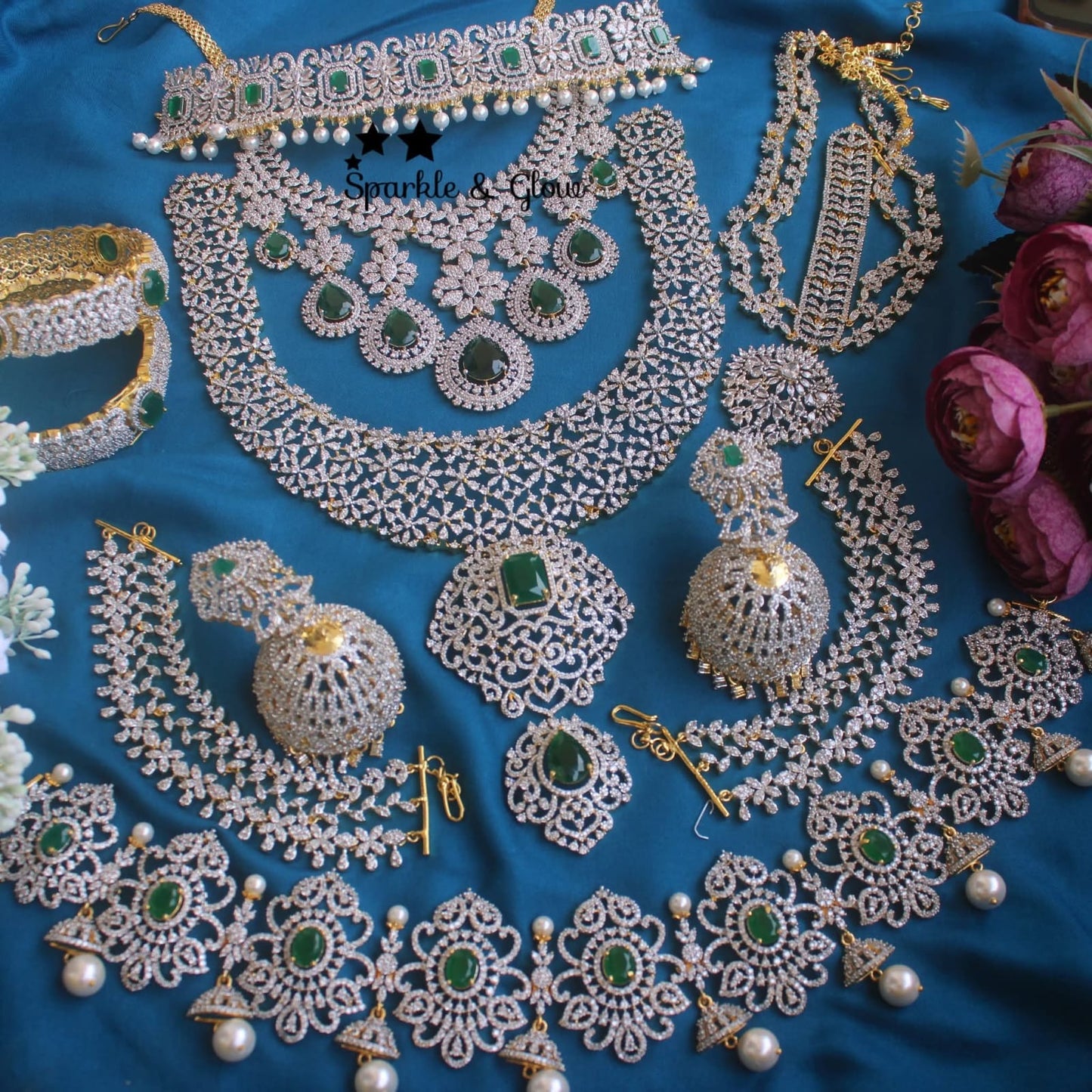 Chandi Charm Super Look Jewellery Combo Set